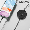Usams Lad. Indukcyjna US-CC096 10Wz Kablem Lightning czarny/Black - (CC96WH01)