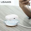Usams Lad. Indukcyjna US-CC096 10Wz Kablem Lightning czarny/Black - (CC96WH01)
