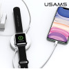 Usams Lad. Indukcyjna US-CC096 10Wz Kablem Lightning czarny/Black - (CC96WH01)