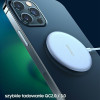 Usams Lad. Indukcyjna US-CD160 magneticW2 15W Aluminiowa Iphone 12 Series srebrny/Silver - (CD160DZ01)