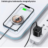 Usams Lad. Indukcyjna US-CD183 magnetic15W Aluminium czarny/Black - (CD183CDX01)