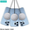 Usams Lad. Indukcyjna US-CD183 magnetic15W Aluminium czarny/Black - (CD183CDX01)