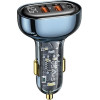 Usams Lad. sam. 2xUSB+1xUSB-C 80WFast Charge niebieski/Blue (US-CC159) - (CC159CC02)