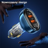 Usams Lad. sam. 2xUSB+1xUSB-C 80WFast Charge niebieski/Blue (US-CC159) - (CC159CC02)