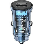 Usams Lad. sam. C31 3A 2xUSB-Afast Charge niebieski/Blue (US-CC162) - (CC162CC02)