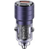 Usams Lad. sam. C36 USB+USB-C 95WFast Charge fioletowy/Purple (US-CC176) - (CC176CC02)