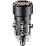 Usams Lad. sam. C39 USB+USB-C 60WFast Charge czarny/Black (US-CC208) - (CC208CC01)