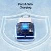 Usams Lad. siec. 1xUSB-C T65 PD20WPd Fast Charging US-CC226 + Kabel USB-C/Lightning US-SJ712 30W Bia - (OYXLTZ02)