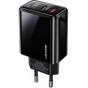 Usams Lad. siec. 1xUSB-C+1xUsb T40 20WLed (Only head) PD3.0 +QC3.0 Fast Charging czarny/Black CC133T - (CC133TC01)