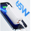 Usams Lad. siec. 1xUSB-C+1xUsb T47 65W(Only head) Pd Fast Charging Super Si bialy/White (US-CC153) - (CC153TC02)
