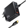 Usams Lad. siec. 2xUSB-C+1xUsb T52PD140W Pd Fast Charging US-CC168 + Kabel U82 USB-C/USB-C US-SJ581 - (UMXLOGTC01)