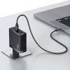 Usams Lad. siec. 2xUSB-C+1xUsb T52PD140W Pd Fast Charging US-CC168 + Kabel U82 USB-C/USB-C US-SJ581 - (UMXLOGTC01)