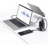 Usams Lad. siec. 2xUSB-C+1xUsb T52PD140W Pd Fast Charging US-CC168 + Kabel U82 USB-C/USB-C US-SJ581 - (UMXLOGTC01)