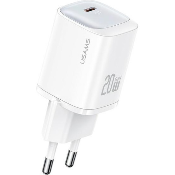 Usams Lad. siec. CC248 20W Gan USB-Cfast Charging Hc Series bialy/White - (CC248TC02)