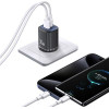 Usams Lad. siec. CC254 30W GaNUSB-C/USB-A Fast Charging Hc Series czarny/Black - (CC254TC01)