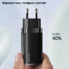 Usams Lad. siec. Mt 2xUSB-C+Usb Gan 65WT33 Pd (Only head) Fast Charging bialy/White (US-CC110) - (CC110TC02)