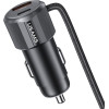 Usams Ladowarka Samochodowa Yt Series CC287 66W 1xUSB-A 1xUSB-C + Kabel 2w1 USB-C/Lightning Tarnish - (CC287CC01)