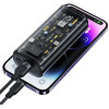 Usams Powerbank 9000mAh Pd 20WQC3.0+Pd Dual-Port Fast Charge czarny/Black 10KCD18901�(US-CD189) - (10KCD18901)