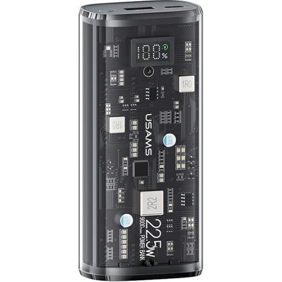 Usams Powerbank 9000mAh Pd 20WQC3.0+Pd Dual-Port Fast Charge czarny/Black 10KCD18901�(US-CD189) - (10KCD18901)