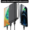 Usams Powerbank PB56 10000mAh 2xUsb /USB-C / Microusb Fast Charge bialy/White (US-CD150) - (10KCD15002)