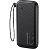 Usams Powerbank PB56 10000mAh 2xUsb /USB-C / Microusb Fast Charge czarny/Black (US-CD150) - (10KCD15001)