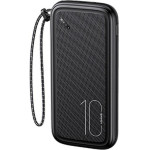 Usams Powerbank PB56 10000mAh 2xUsb /USB-C / Microusb Fast Charge czarny/Black (US-CD150) - (10KCD15001)