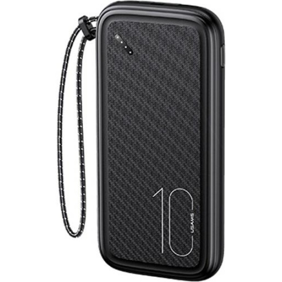 Usams Powerbank PB56 10000mAh 2xUsb /USB-C / Microusb Fast Charge czarny/Black (US-CD150) - (10KCD15001)