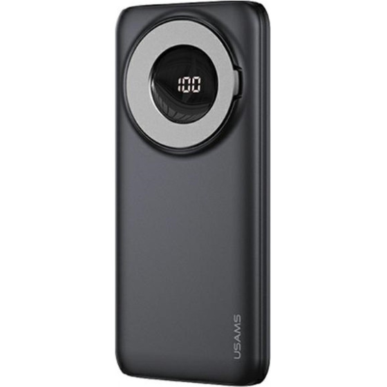 Usams Powerbank PB62 10000mAh 20WQC3.0+Pd Magnetic Wireless Fast Charge czarny/Black (US-CD171) - (10KCD17101)