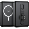 Usams Powerbank PB64 10000mAh 20WQC3.0+Pd Magnetic Wireless Fast Charge czarny/Black (US-CD173) - (10KCD17301)
