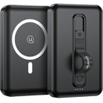 Usams Powerbank PB64 10000mAh 20WQC3.0+Pd Magnetic Wireless Fast Charge czarny/Black (US-CD173) - (10KCD17301)