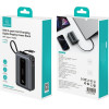 Usams Powerbank Xh Series CD243 20000mAh 65W Tarnish - (20KCD24301)
