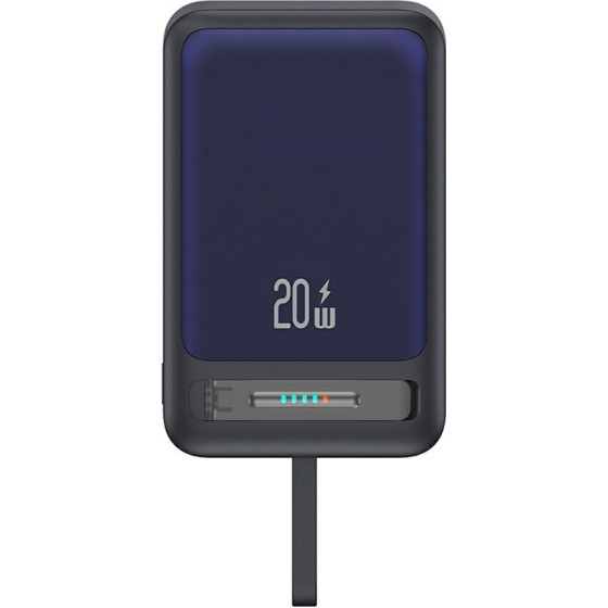 Usams Powerbank Xm Series CD219 10000mAh Magnetic Wireless Czarny - (10KCD21901)
