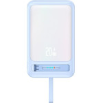 Usams Powerbank Xm Series CD219 10000mAh Magnetic Wireless Niebieski - (10KCD21903)