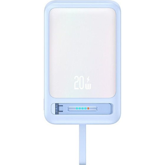 Usams Powerbank Xm Series CD219 10000mAh Magnetic Wireless Niebieski - (10KCD21903)