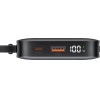 Usams Powerbank Xr Series CD228 10000mAh 20W + Kabel USB-C/Lightning Czarny - (10KCD22801)