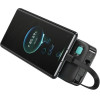 Usams Powerbank Ze Zwijanym Kablem USB-Cretractable 10000 Mah Pd 20W Fast Charge Xy Series bialy/White (US-CD224) - (10KCD22402)