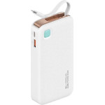Usams Powerbank Ze Zwijanym Kablemretractable Lightning 10000 Mah Pd 20W Fast Charge Xy Series bialy/White (US-CD225) - (10KCD22502)