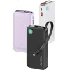 Usams Powerbank Ze Zwijanym Kablemretractable Lightning 10000 Mah Pd 20W Fast Charge Xy Series bialy/White (US-CD225) - (10KCD22502)