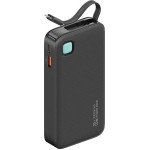 Usams Powerbank Ze Zwijanym Kablemretractable Lightning 10000 Mah Pd 20W Fast Charge Xy Series czarny/Black (US-CD225) - (10KCD22501)