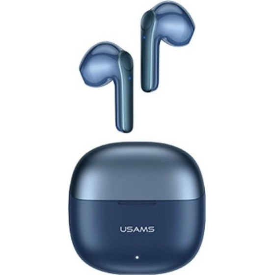 Usams Sluchawki Bluetooth 5.1 Twsxh Series Dual Mic Bezprzewodowe niebieski/Blue - (BHUXH03)