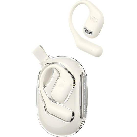 Usams Sluchawki Bluetooth 5.3 G26 Owsbezprzewodowe bialy/White - (BHUUG02)
