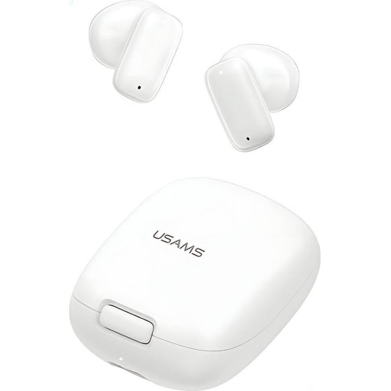 Usams Sluchawki Bluetooth 5.3 Twsid Series Bezprzewodowe bialy/White (ID25) - (BHUID02)