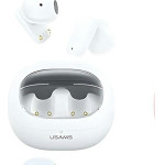 Usams Sluchawki Bluetooth 5.3 Twstd Series Bezprzewodowe bialy/White (TD22) - (BHUTD01)