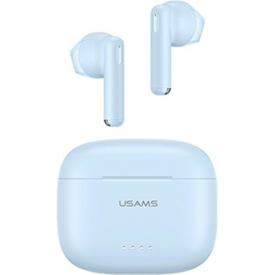 Usams Sluchawki Bluetooth 5.3 TWSUS14 Series Dual Mic Bezprzewodowe niebieskie/Blue - (BHUUS03)