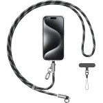 Usams Smycz Do Telefonu z Kablem Do Ladowania SJ746 30W USB-C Do Lightning 1.2m Czarny - (SJ746GS01)