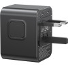 Usams Travel Charger Adapter CC308 2xUSB-C 17W 4in1 US/AU/EU/Uk Black - (CC308TC01)