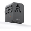 Usams Travel Charger Adapter CC310 3xUSB-C 70W 4in1 US/AU/EU/Uk Black - (CC310TC01)
