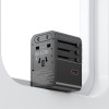 Usams Travel Charger Adapter CC310 3xUSB-C 70W 4in1 US/AU/EU/Uk Black - (CC310TC01)