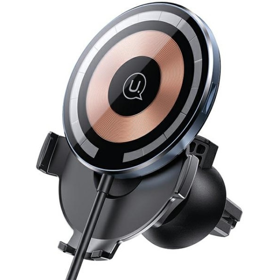 Usams Uchwyt Indukcyjny US-CD164 15W 2w1MAgnetic Do Kratki went. Transparent - (CD164DZ02)