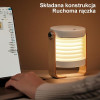 Usams Wielofunkcyjna Nocna Lampka LEDbialy/White (US-ZB249) - (ZB249YH01)